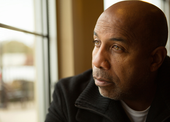 portrait close up of a man suffering with depression